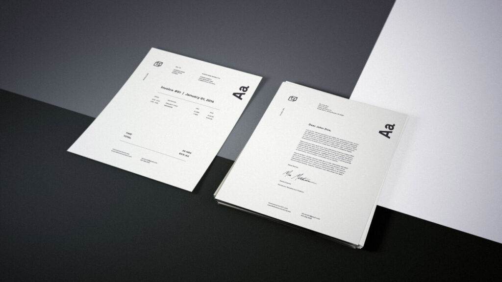 Granite Stationary Mockup