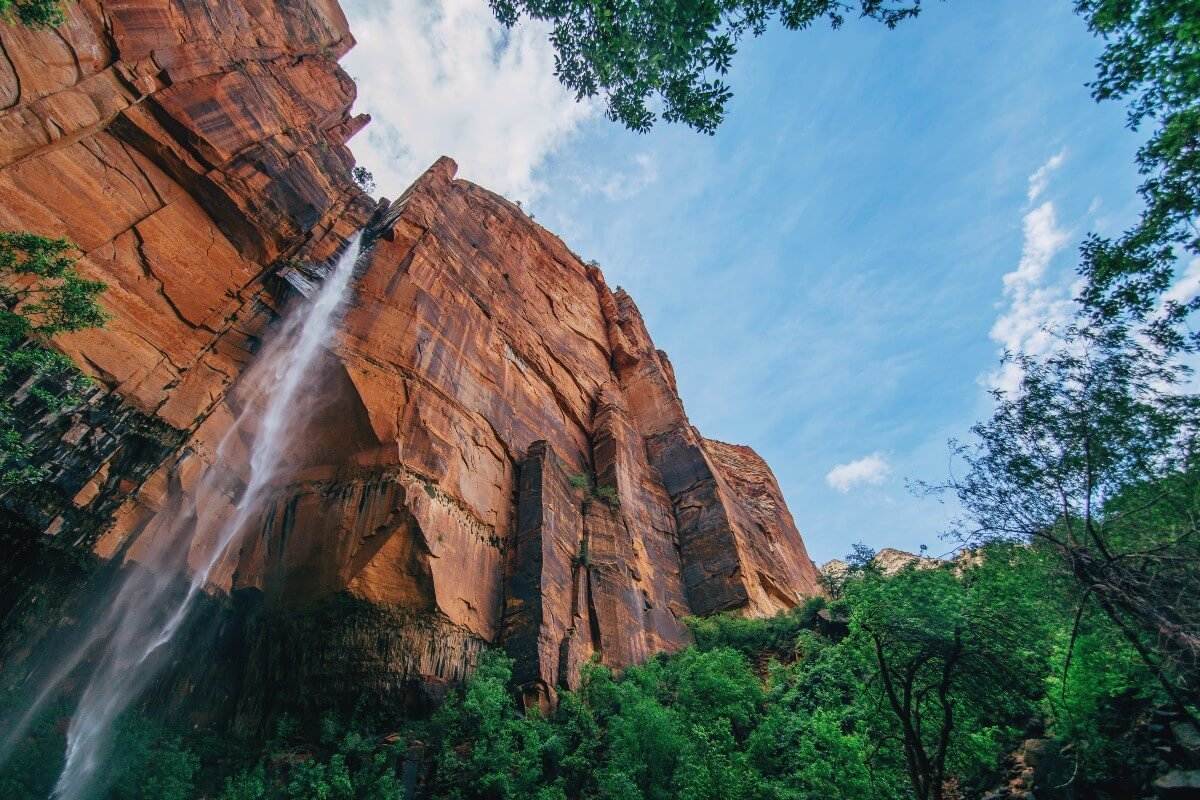 landscape photography of brown mountain